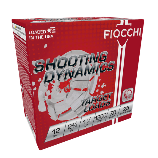 FIOCCHI SHOOTING DYNAMICS 12 GA 2.75'' 1.125-7.5