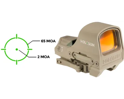 HOLOSUN 510 SERIES FDE GREEN DOT REFLEX SIGHT