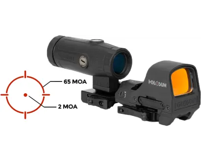 HOLOSUN COMBO HS510C REFLEX SIGHT WITH HM3X MAGNIFIER