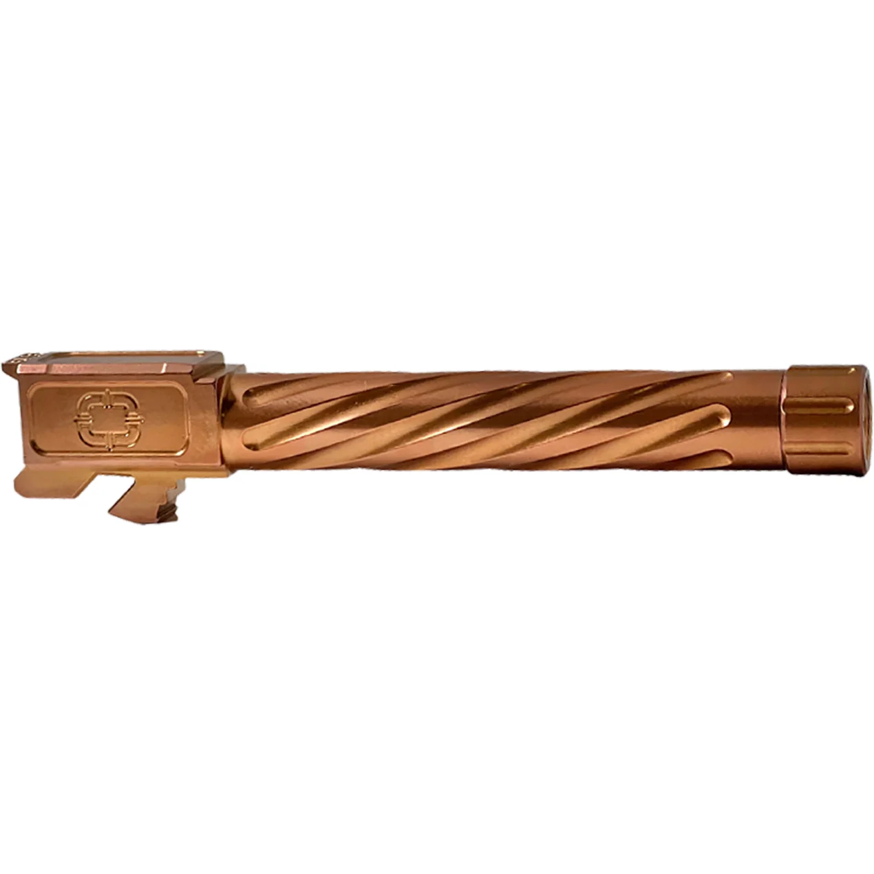 SHADOW SYSTEMS 9MM FULL SIZE THREADED FLUTED BRONZE BARREL